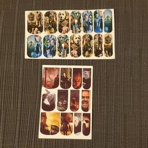 Horror Film Movie Nail Decal Stickers | 2 For $15